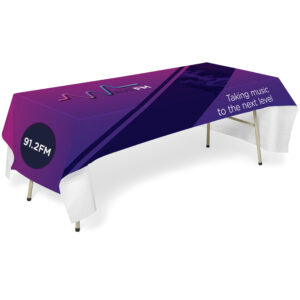 Foldable table branding